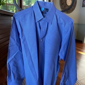 Blue Polo Men's Dress Shirt
